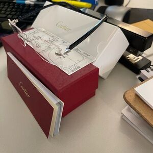 Selling a brand new pair of Cartier Eye Glasses for $825. I originally paid $995